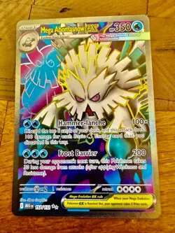 Mega Abomasnow EX 157/132 Mega Evolution Ultra Rare Holo Pokemon TCG NM - Image 1
