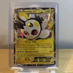 Emolga EX 46/146 XY Holo Rare Pokemon TCG 2014 LP/MP - Image 1