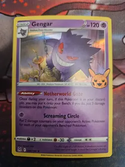 Gengar - Holo - 066/196 - Trick or Trade Booster - Pokemon TCG - Near Mint - Image 1