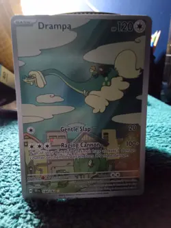 Pokemon Drampa 184/162 Illustration Rare Holo SV05 Temporal Forces 120 HP - Image 1
