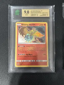 2017 Pokemon Shining Lugia And Ho-oh MNT 9 #SM82 + SM70 Black Star Promo Set - Image 2
