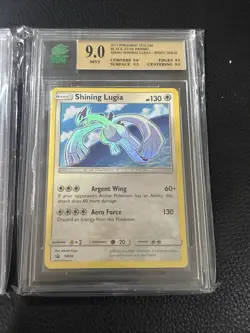 2017 Pokemon Shining Lugia And Ho-oh MNT 9 #SM82 + SM70 Black Star Promo Set - Image 3