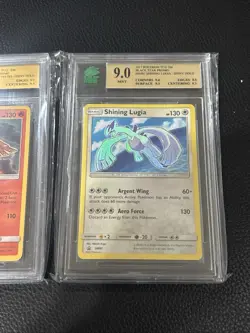 2017 Pokemon Shining Lugia And Ho-oh MNT 9 #SM82 + SM70 Black Star Promo Set - Image 5