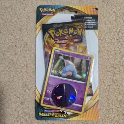 Pokemon TCG Darkness Ablaze Hatenna Promo SWSH040 BLISTER BOOSTER PACK 2020 - Image 1
