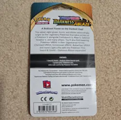 Pokemon TCG Darkness Ablaze Hatenna Promo SWSH040 BLISTER BOOSTER PACK 2020 - Image 2