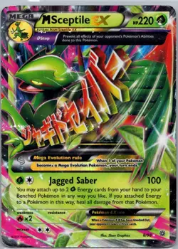 Pokemon TCG M Sceptile EX 8/98 Ancient Origins Holo D - Image 1