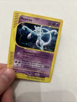 Pokemon Mewtwo Expedition Base Set Holo Rare 70 HP Basic 020/165 HOLO SWIRL🌀🌀 - Image 5