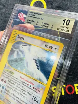 Pokemon Lugia Crystal #149 Holo Aquapolis 2003 ITA BGS 10 PRISTINE POP 1 🇮🇹 - Image 5