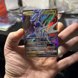 Pokemon TCG Dialga GX Ultra Prism 100/156 Holo Ultra Rare - Image 1
