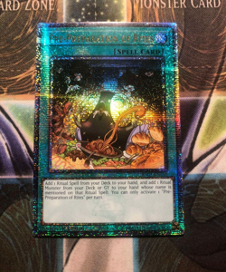 *** PRE-PREPARATION OF RITES *** QUARTER CENTURY SECRET RARE RA01-EN055 YUGIOH! - Image 1