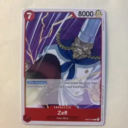 One Piece CCG Card Game Zeff East/Blue EB04-004 Common English NM - Image 1