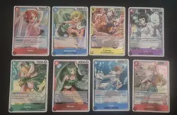 One Piece EB03 Rares Lot , 8 Cards Foil Nami Carrot Lim Yamato - Image 1