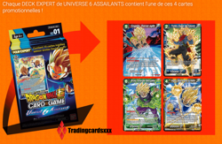 ♦Dragon Ball Super Card Game♦ Deck Expert : Universe 6 Assaillants - VF/XD01 - Image 2