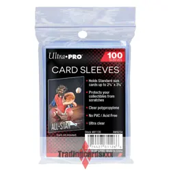 Ultra PRO - 100 Proteges Cartes souples : Card Sleeves - Image 1
