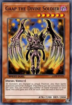 Gaap the Divine Soldier SS05-EN010 Yu-Gi-Oh! SPEED DUEL Card - Image 1