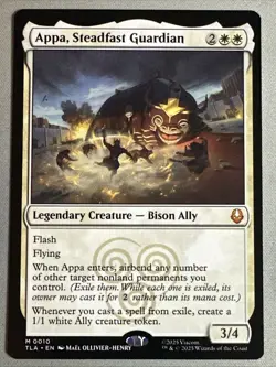 MTG / Appa, Steadfast Guardian / TLA / #10 / Regular / Mythic / NM - Image 1