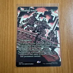 Doubling Season (Borderless) - TMNT - Teenage Mutant Ninja Turtles MTG - Image 1