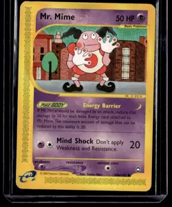 Mr. Mime 95b/147 Aquapolis Common English Pokemon Card - Image 1