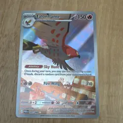 Pokemon TCG Perfect Order Talonflame 091 /088 Holo Illustration Rare Card - Image 1