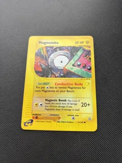 Pokemon Card Aquapolis E Series Magnemite Reverse Holo 91/147 WOTC - Image 2
