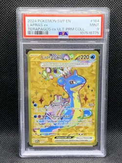 2024 POKEMON SVP PROMO ULTRA-PREMIUM COLLECTION #164 LAPRAS EX PSA 9 - Image 1