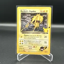 Pokemon Rocket's Zapdos Gym Challenge 15/132 70 HP Basic Holo Rare Nintendo - Image 1