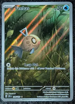 Pokemon TCG Feebas 198/191 Surging Sparks Illustration Rare NM - Image 1