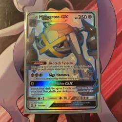 Metagross GX 157a/145 Alternate Art Shiny Hidden Fates Pokemon NM/Near Mint - Image 2