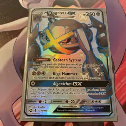 Metagross GX 157a/145 Alternate Art Shiny Hidden Fates Pokemon NM/Near Mint - Image 3