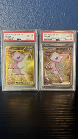 2023 Pokemon 151 Mew Ex Ultra Premium Collection AND 2023 Hyper Rare Mew #205 - Image 1