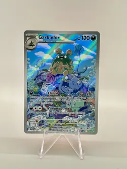 Pokemon TCG Garbodor 204/182 Paradox Rift Illustration Rare Card Near Mint - Image 1