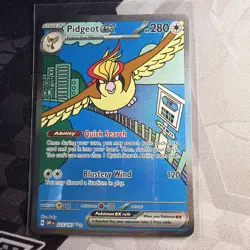 Pokemon Pidgeot EX TCG Holo Card Obsidian Flames Special Illustration 225/197 - Image 1