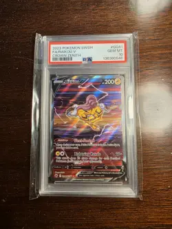 #1 2023 Pokemon SWSH Crown Zenith #GG41 FA Raikou V PSA 10 GEM MINT - Image 1