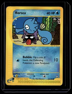 Horsea 084/147 Aquapolis Common English Pokemon Card - Image 1