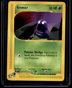 Grimer 079/147 Aquapolis Common English Pokemon Card - Image 1