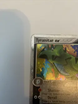 Tyranitar Ex 111/115 EX Unseen Forces Holo Pokemon HP/DMG - Image 3