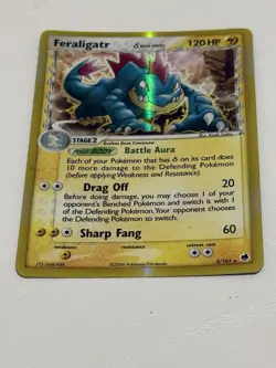 Pokemon Feraligatr Delta Species Holo Rare 2/101 EX Dragon Frontiers – NM/LP! - Image 1