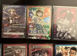 English Union Arena Alt Art 15 Card Lot-Eren Jaeger, Kurapika, Action Point Foil - Image 3