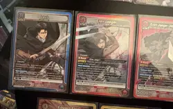 English Union Arena Alt Art 15 Card Lot-Eren Jaeger, Kurapika, Action Point Foil - Image 5