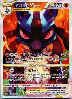 Lucario VSTAR Promo SWSH: Sword & Shield Promo Cards SWSH291 NM - Image 1