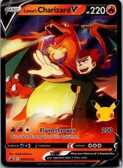 Lance's Charizard V Promo SWSH: Sword & Shield Promo Cards SWSH133 NM - Image 1