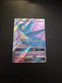 Pokemon Latios GX TCG Unified Minds Holo Card 223/236 Full Art Ultra Rare M/NM - Image 3