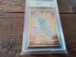 Pokemon Cards promo sr ar mew mewtwo x vmax shiny 025/025 ex graded art card b40 - Image 2