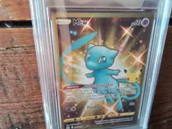 Pokemon Cards promo sr ar mew mewtwo x vmax shiny 025/025 ex graded art card b40 - Image 3
