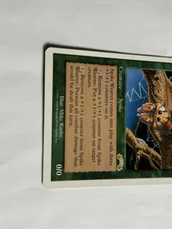 Spike Weaver Gold Rare Creature Card MTG Magic the Gathering - Image 2