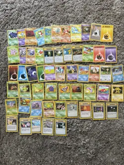 176 Vintage Non Halo Pokemon Card Lot Japanese Mix Slowpoke Charmander - Image 1