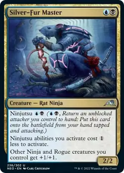 Silver-Fur Master Kamigawa: Neon Dynasty 236 LP MTG Magic The Gathering - Image 1