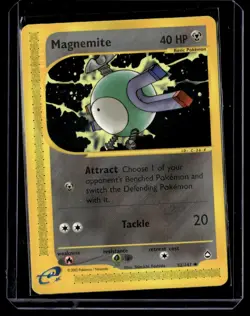 Magnemite 052/147 Aquapolis Uncommon English Pokemon Card - Image 1