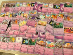 Pokemon Card Collection - Pink/Purple Cute - Bulk - Image 2