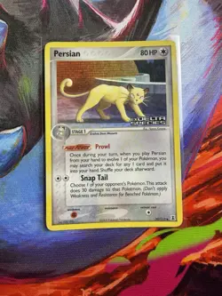 Pokemon Persian 50/113 EX Delta Species Reverse Holo Uncommon Stage 1 80 HP - Image 1